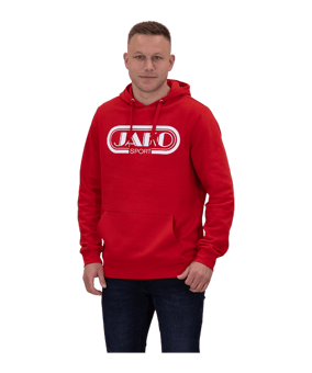 JAKO Retro Hoody Rot F100 - rot
