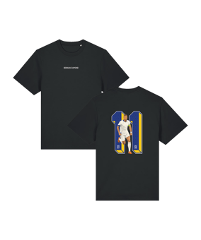 11teamsports Bosnië en Herzegovina "Bosnian Diamond" T-shirt Zwart - zwart
