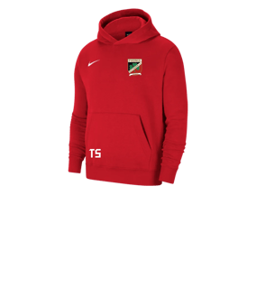 Nike Park 20 Fleece Hoody Kids Rot Weiss F657