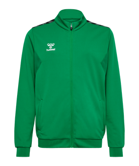 Hummel Authentic Pl Trainingsjacke Kids Grün F6235 - gruen