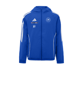 adidas Tiro 24 Windbreaker Kids Blau Weiss