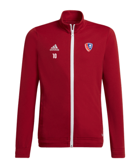 adidas Entrada 22 TK Trainingsjacke Kids Rot