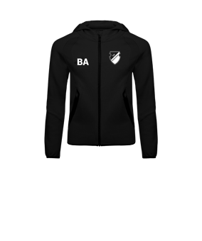 adidas Tiro Travel Hoody Kids Schwarz