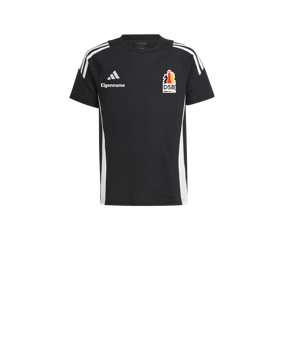 adidas Tiro 24 T-Shirt Kids Schwarz Weiss