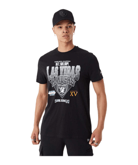 New Era Las Vegas Raiders Wordmark T-Shirt Schwarz - schwarz