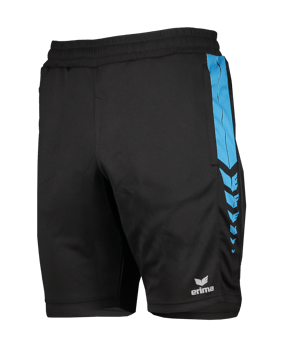Erima SIX WINGS Short Schwarz Blau - schwarz