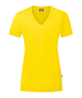 JAKO Organic T-Shirt Damen Gelb F300 - gelb