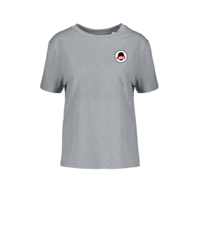 Merch Muser T-Shirt Women Heather Grey | #logo4c