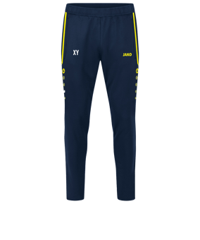 JAKO Allround Trainingshose Blau Gelb F904