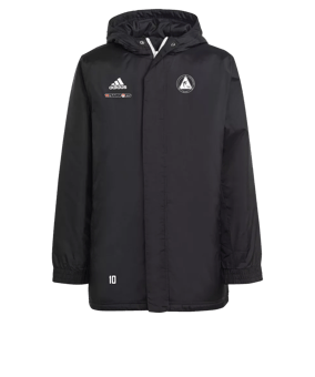 adidas Entrada 22 Stadium Jacke Schwarz