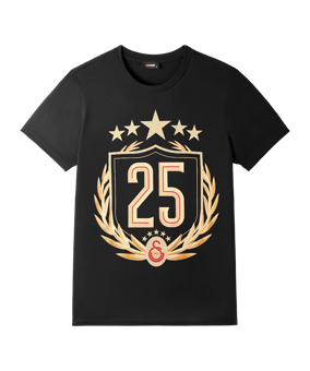 Galatasaray Istanbul Galatasaray Istanbul 25 Championship T-Shirt Schwarz