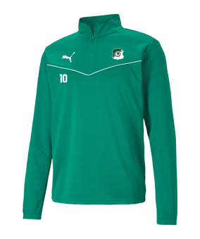 PUMA teamRISE HalfZip Sweatshirt Grün F05