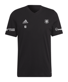 adidas Entrada 22 T-Shirt Schwarz