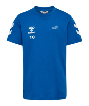 Hummel Go 2.0 Chevron T-Shirt Kids Blau F7045