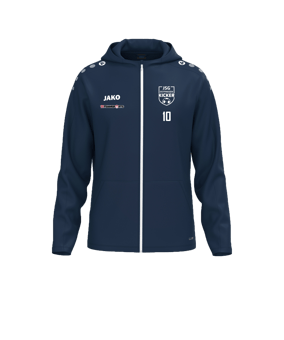 JAKO One Kapuzenjacke Blau F900