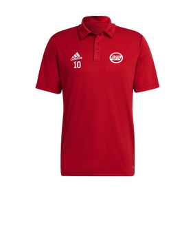 adidas Entrada 22 Poloshirt Rot