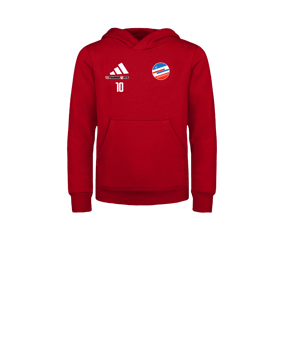 adidas Entrada 26 Hoody Kids Rot