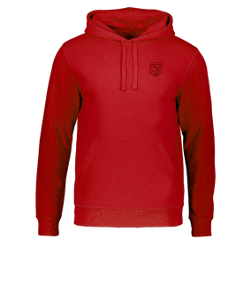 Merch Drummer 2.0 Hoody Red | #brustlogo (toneintone)