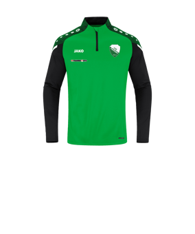 JAKO Performance Ziptop Kids Grün Schwarz F221