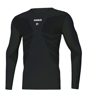 JAKO Comfort 2.0 langarm Kids Schwarz F08