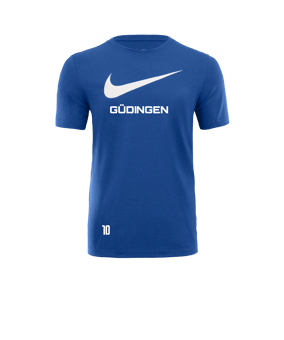 Nike Park 20 T-Shirt Swoosh Blau Weiss F463