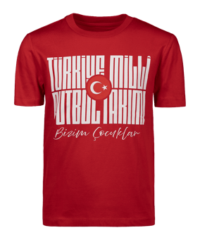 Nike TFF Türkei Bizim Cocuklar T-Shirt Kids Rot Ftffcz0909bizimrot - rot