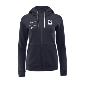 Nike Park 20 Fleece Kapuzenjacke Damen Blau F451