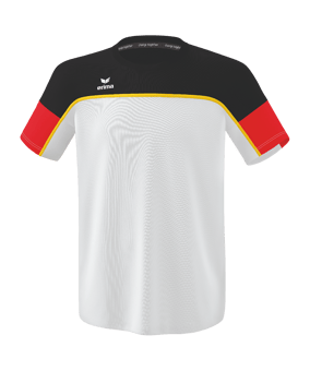 Erima Change by T-Shirt Weiss Schwarz - weiss