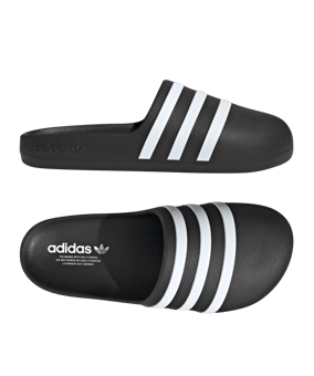 adidas Originals adilette AdiFOM Schwarz Weiss - schwarz