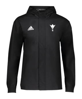 Veste tout temps enfants adidas Entrada 22 noir 