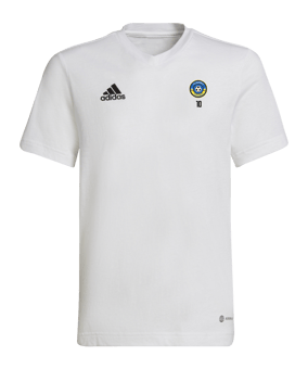 T-shirt enfants adidas Entrada 22 blanc 