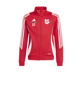 adidas Tiro 24 Trainingsjacke Kids Rot Weiss