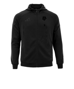 adidas Tiro 25 Travel Kapuzenjacke Schwarz