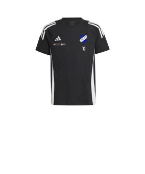 adidas Tiro 24 T-Shirt Kids Schwarz Weiss
