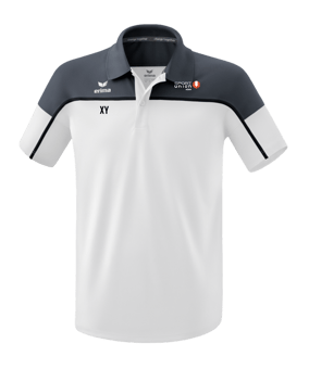Erima Change by Poloshirt Weiss Grau