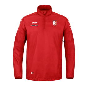 JAKO Team Rainzip Sweatshirt Rot F100