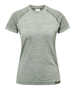 Hummel hmlCI Seamless T-Shirt Damen Grün F2121 - gruen