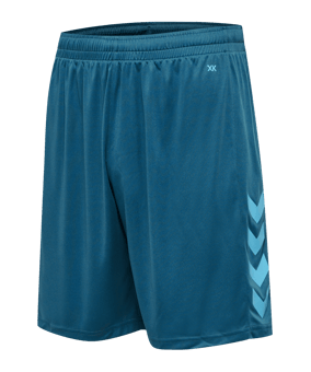 Hummel hmlCORE XK Poly Short Blau F7058 - blau