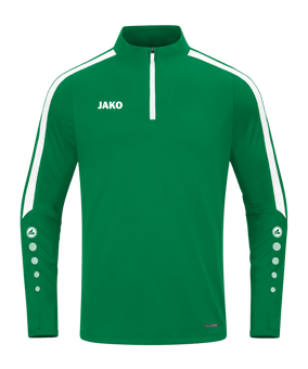 JAKO Power Sweatshirt Kids Grün Weiss F200 - gruen