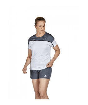 Erima Change by T-Shirt Damen Weiss Grau - weiss