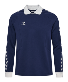 hummel Root Polo Met Lange Mouwen Blauw K7026 - blauw