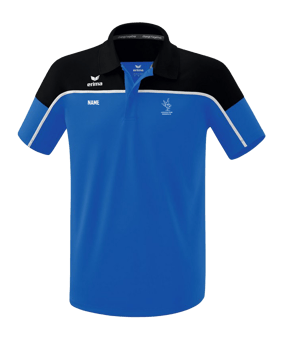 Erima Change by Poloshirt Blau Schwarz