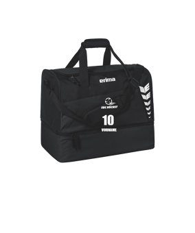 Erima Six Wings mit Bodenfach Tasche Schwarz
