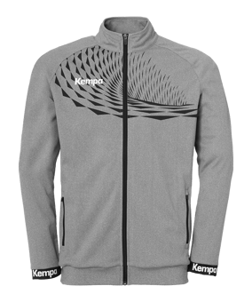 Kempa Wave 26 Poly Trainingsjacke Kids Grau F005 - grau