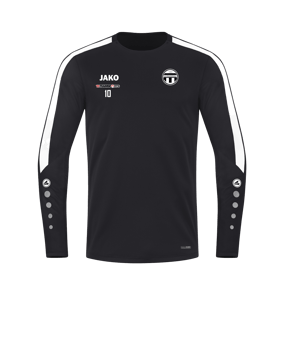 JAKO Power Sweatshirt Schwarz Weiss F800