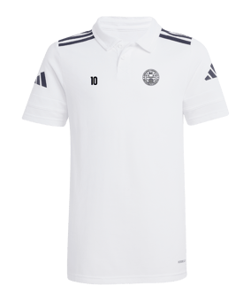 adidas Squadra 25 Competition Polo Kids Weiß