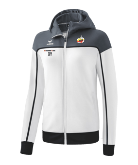 Erima Change by Kapuzenjacke Damen Weiss Grau 