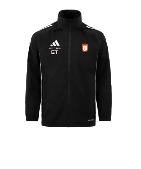 adidas Tiro 24 Regenjacke Schwarz Weiss