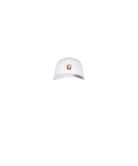 Merch 5 Panel Retro Trucker Cap Weiss | #logo4c