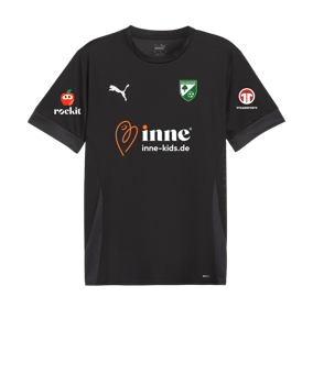 PUMA teamGOAL Matchday Trikot Schwarz Weiss F03